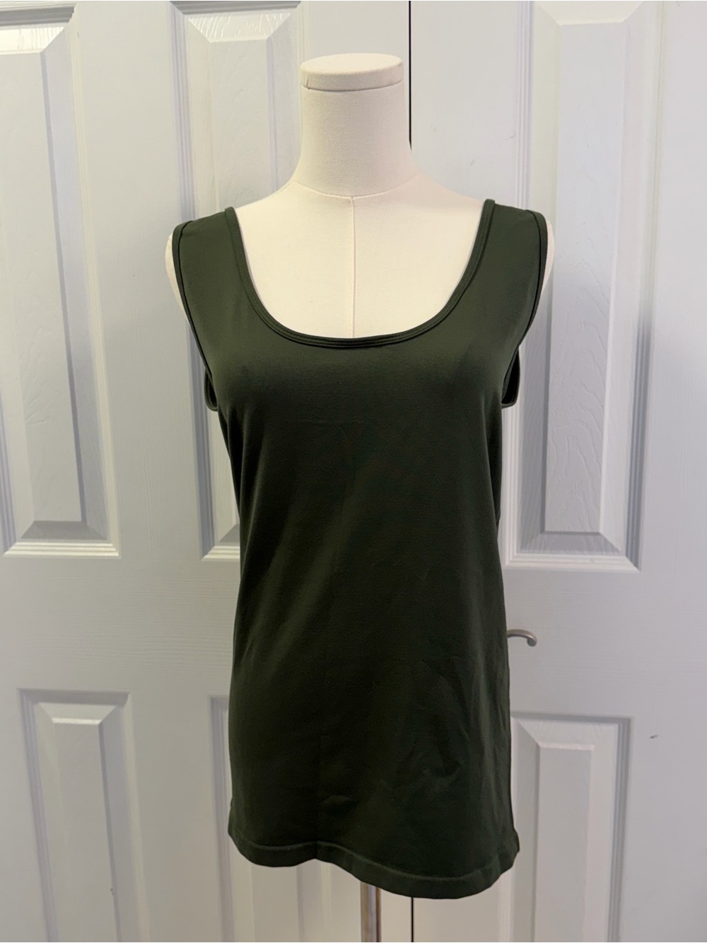 Zenana Olive Green Tank Top Women’s 2X/3X Stretch Sleeveless